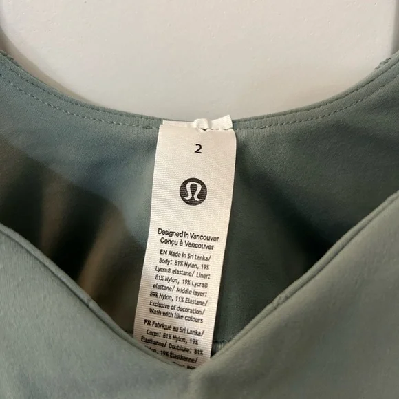 NWT Lululemon Align Tank fits A/B cup size 2 in Crater Blue - Picture 4 of 5